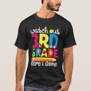 可愛い3年生1日目の通学成績 Tシャツ