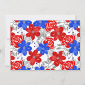 可愛い7月4日パーティの招待状 招待状 (裏面)