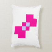 可愛い8ビットピクセルボウ アクセントクッション (裏面(縦))