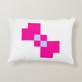 可愛い8ビットピクセルボウ アクセントクッション (裏面)