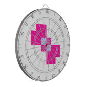 可愛い8ビットピクセルボウ ダーツボード (正面左)