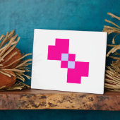 可愛い8ビットピクセルボウ フォトプラーク (側面)