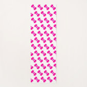 可愛い8ビットピクセルボウ ヨガマット (正面)