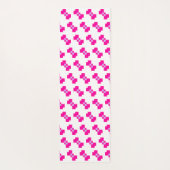 可愛い8ビットピクセルボウ ヨガマット (裏面)