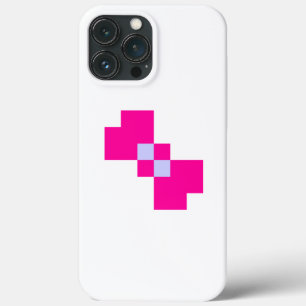 可愛い8ビットピクセルボウ iPhone 13 PRO MAXケース