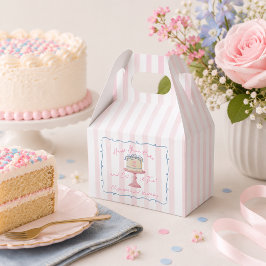 可愛い「お食べ!2歳のお誕生日おめでとう」ケーキ フェイバーボックス