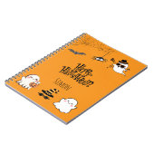 可愛い&ハロウィン不気味スパイラルノート ノートブック (左側)