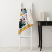 可愛い「パパとミー」フォトコラージュ1日目S シェルパブランケット (インサイチュ)