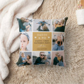 可愛い「パパと私」フォトコラージュ1日目 クッション (ブランケット)