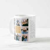 可愛い「パパと私」フォトコラージュ1日目 コーヒーマグカップ (正面左)