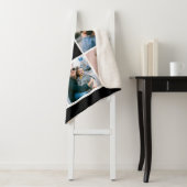 可愛い「パパと私」フォトコラージュ1日目 シェルパブランケット (インサイチュ)