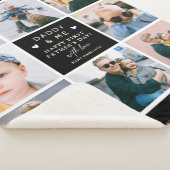 可愛い「パパと私」フォトコラージュ1日目 シェルパブランケット (3/4)