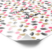 可愛い「パーフェクトは退屈」引用文のブラッ絵を描ク フォトプリント            (角)