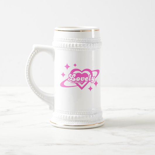 可愛い ビールジョッキ (左)