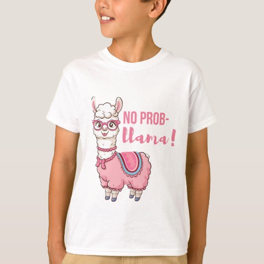 可愛い『プロブラマなし!』 キッズ Tシャツ (正面)