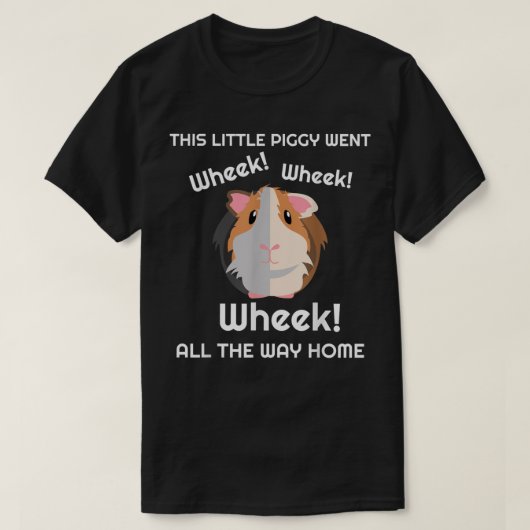 可愛い&ホエッおもしろいク – モルモットのオーナーCavy恋人 Tシャツ (デザイン正面)