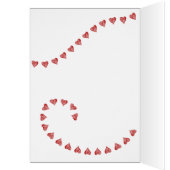 可愛い「メチャメチャメチャメチャ」雪だるまバレンタインデー (内側 (左))