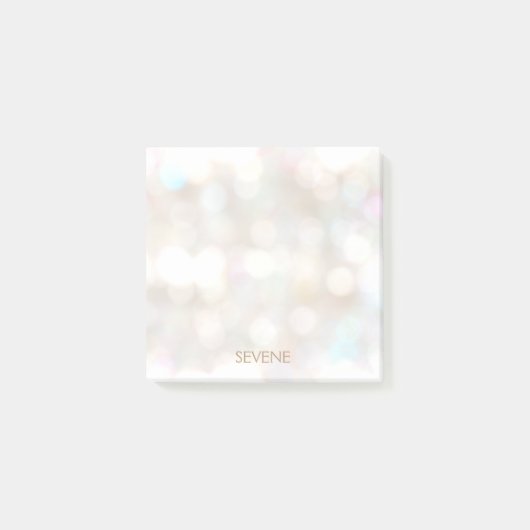 可愛い《写真》ぼけ味 パーソナライズされた ポストイット (正面)