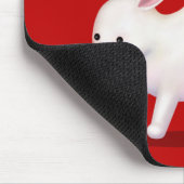 可愛い〔占星術の〕十二宮図うさぎ「Fortune」赤中国のい新年 マウスパッド (コーナー)