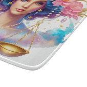 可愛い〔占星術の〕十二宮図サイン/天秤座 カッティングボード (角)