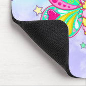 可愛い"夢"かわいいバタフライマウスパッド マウスパッド (コーナー)