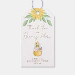 可愛い（昆虫）マルハナバチイエローサンキュー男女兼用 ギフトタグ