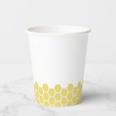 可愛い(昆虫)マルハナバチ甘いBee One 1歳の誕生日 紙コップ (裏面)