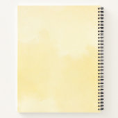 可愛い（昆虫）マルハナバチ モノグラムの ノートブック (裏面)