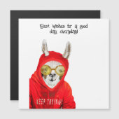 可愛い、親切な、おもしろいマラマ保、磁気を試す (正面/裏面)