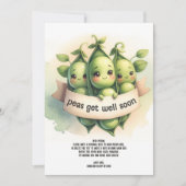 可愛い「豆が早く元気に最高のするおもしろい」 カード (正面)