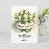 可愛い「豆が早く元気に最高のするおもしろい」 カード (スタンド正面)