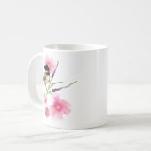 可愛い《鳥》アメリカゴガラ水彩画 コーヒーマグカップ (正面左)