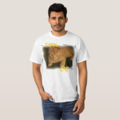 可愛い"COOL CAT"Tシャツ Tシャツ (正面フル)