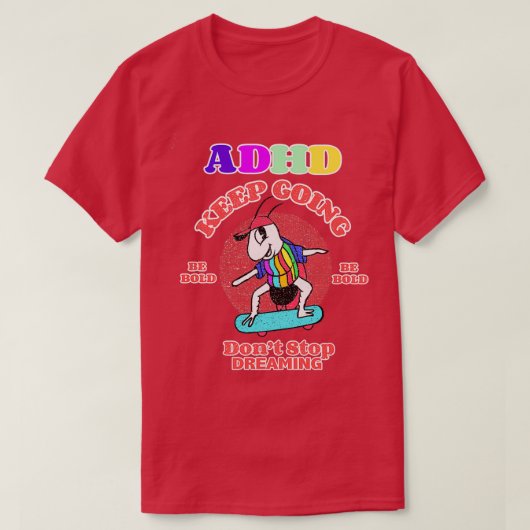 可愛いADHD素晴らしが保しドナはっきりしたンプ Tシャツ (デザイン正面)