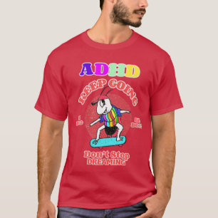 可愛いADHD素晴らしが保しドナはっきりしたンプ Tシャツ