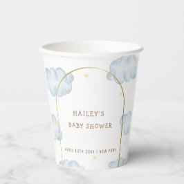 可愛いBohoスタークラウドアーチボーイベビーシャワー 紙コップ