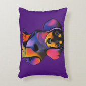 可愛いDACHSHUND枕/クッション アクセントクッション (正面(垂直))