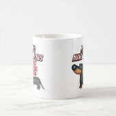 可愛いDachshund無視ルール コーヒーマグカップ (中央)