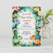 可愛いDIno野花恐竜1st誕生日パーティー セーブザデート (スタンド正面)