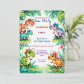 可愛いDIno野花恐竜1st誕生日パーティー セーブザデート (スタンド正面)