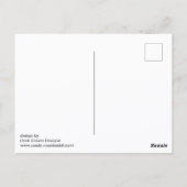 可愛いDo More Of What Makes You Happy引用文 ポストカード (裏面)