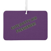 可愛いDOTTYエアーフレッシュナー！ カーエアーフレッシュナー (裏面)