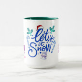 可愛いERドクタークリスマスギフト名前をカスタムする マグカップ (中央)