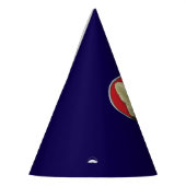 可愛いFennecキツネインアハート パーティーハット (左)