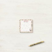 可愛いgetダッシュウッドランドトナカイのパターン |タン ポストイット (デスク上)