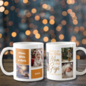 可愛いGigiママ孫フォトコラージュ コーヒーマグカップ