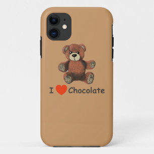 可愛いIハート(愛)チョコレートテディベア iPhone 11 ケース