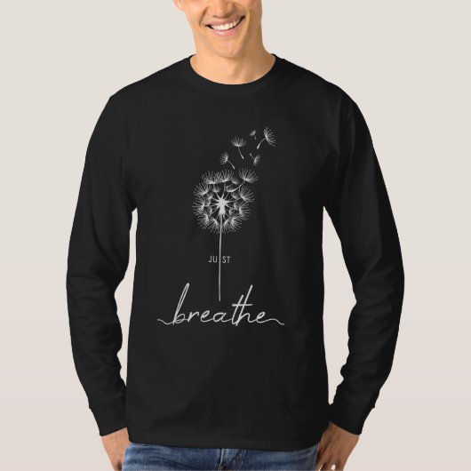 可愛いJust Dandelionタトゥーデザイン矢印Bl呼吸 Tシャツ (正面)