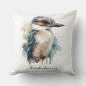 可愛いKookaburra on a Branchカスタム, クッション (正面)