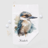 可愛いKookaburra on a Branchカスタム, ゴルフタオル (インサイチュ)